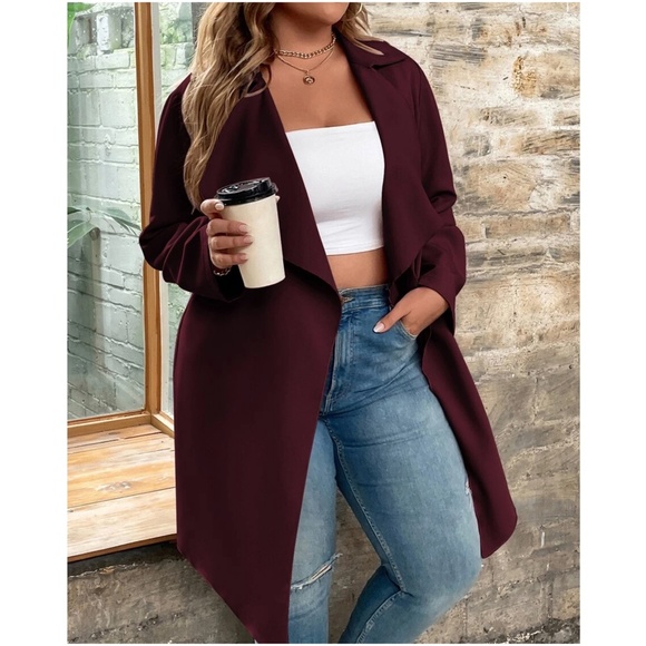 BellanBlue Jackets & Blazers - Cozy Waterfall Minimalist Light Jacket Coat